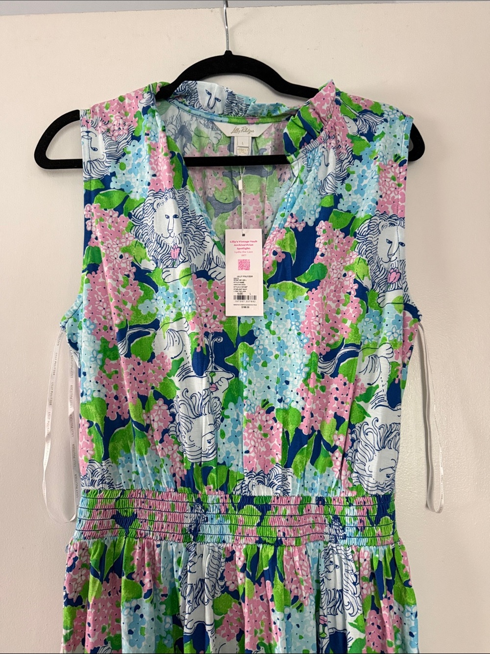 Lily Pulitzer Amiria Maxi Dress in Blue, Pink & Green. Size large. NWT - Picture 4 of 5